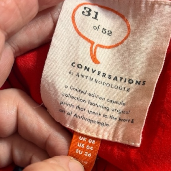 52 Conversations by Anthropologie Colloquial Short-Sleeved Shirtdress - Picture 9 of 10